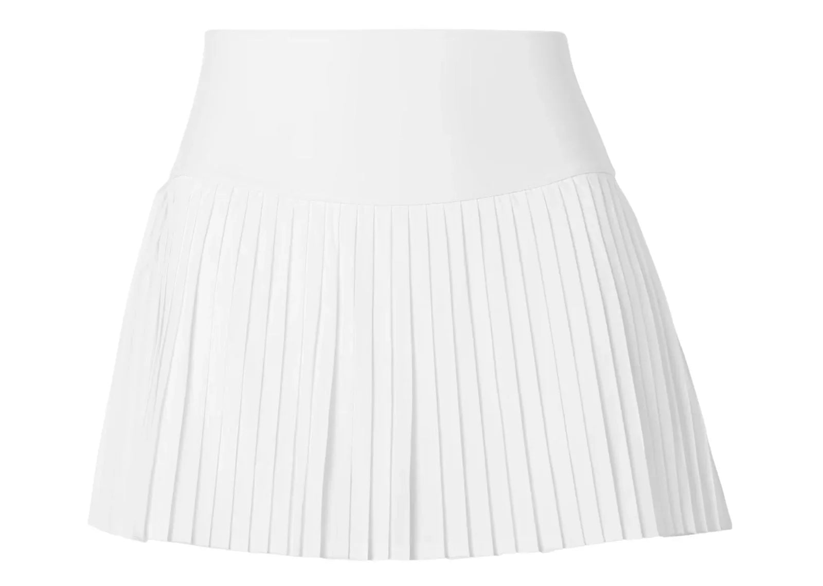 Alo Yoga Grand Slam Pleated Airlift Tennis Skirt White