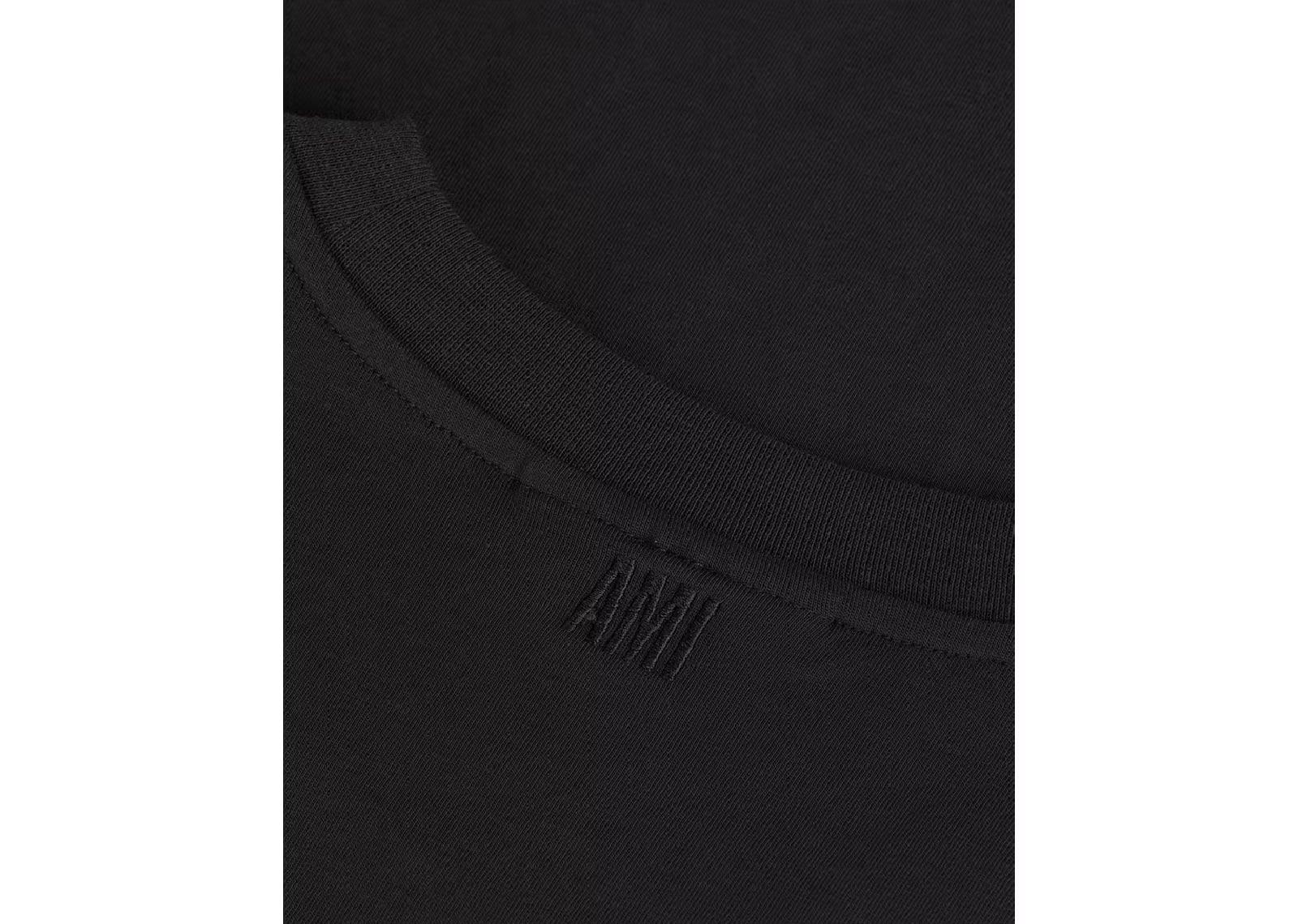 Ami Paris Ami De Coeur Classic Fit T-Shirt Black/Red