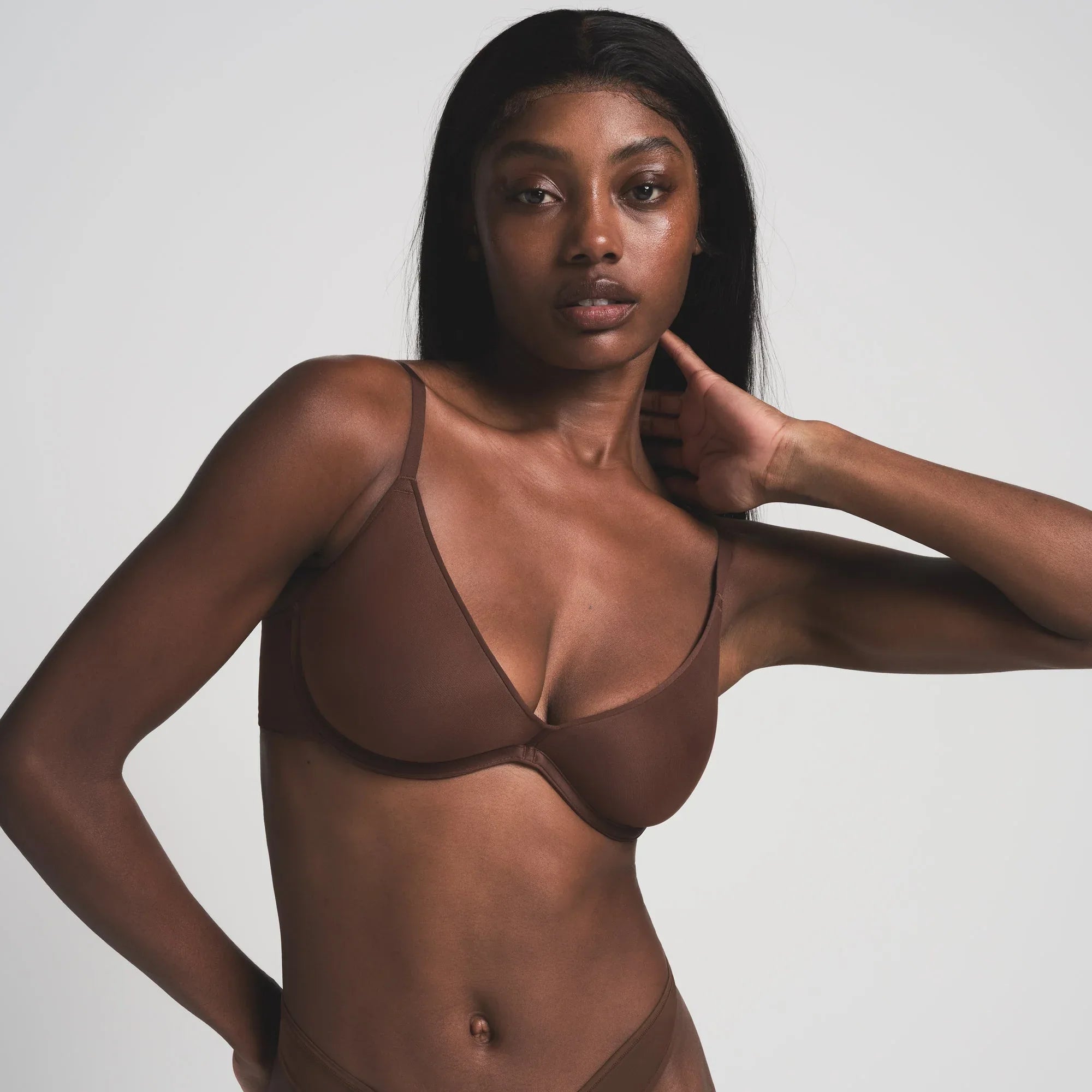 SKIMS WEIGHTLESS SCOOP BRA | COCOA - SÜTYEN
