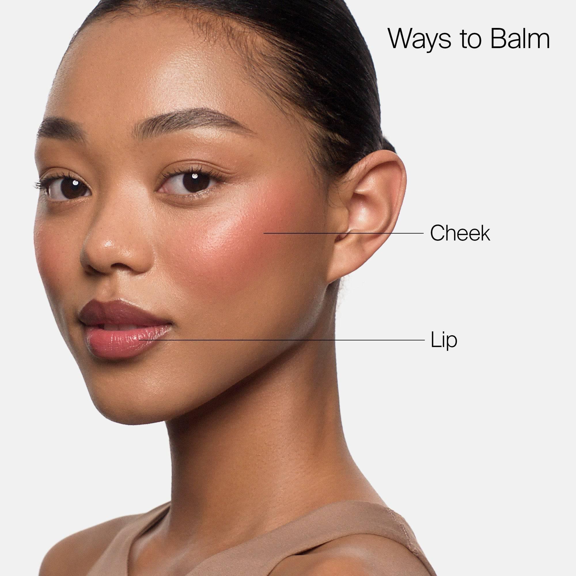 Haus Labs Color Fuse Glassy Blush Balm Stick - Allık