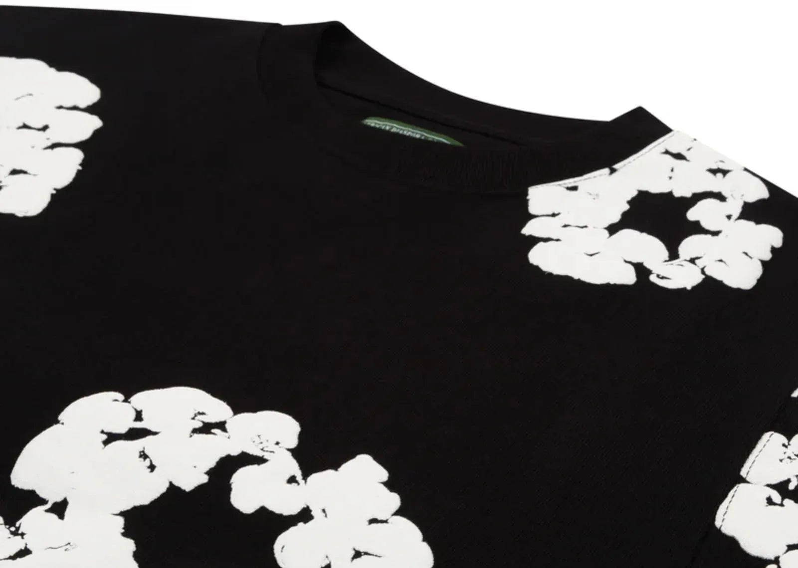 Denim Tears Long Sleeve Cotton Wreath T-shirt Black