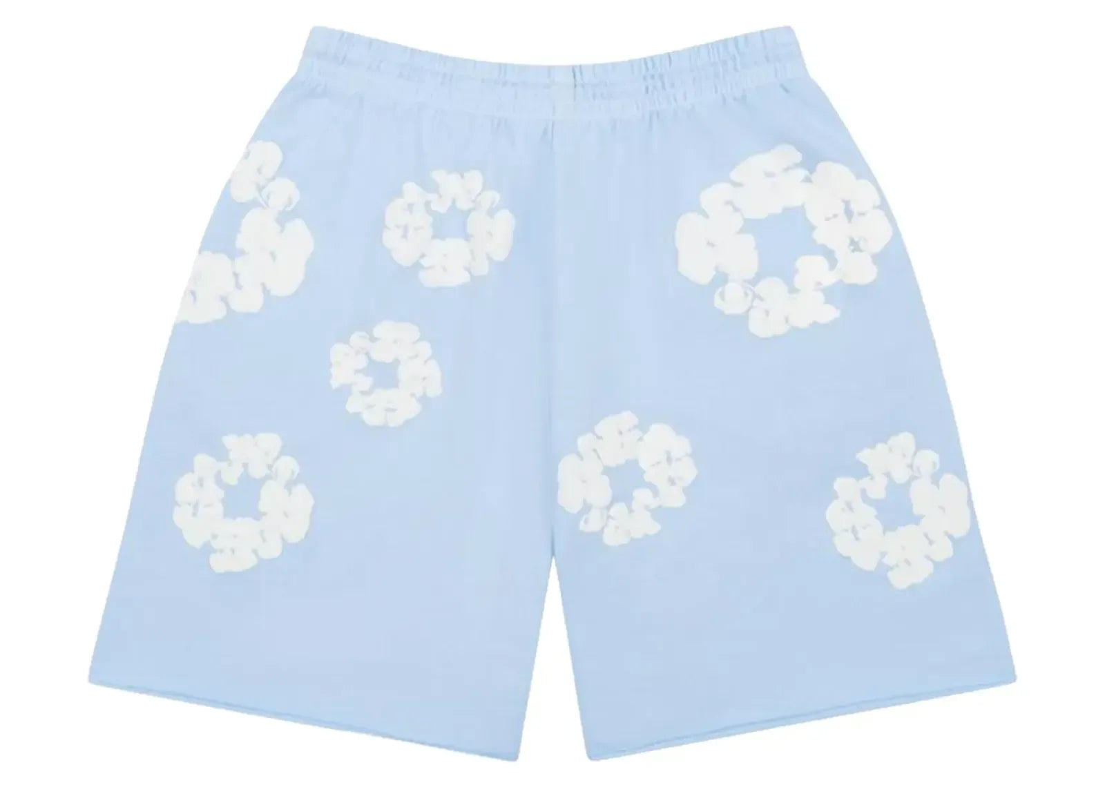 Denim Tears The Cotton Wreath Sweatshorts Powder Blue