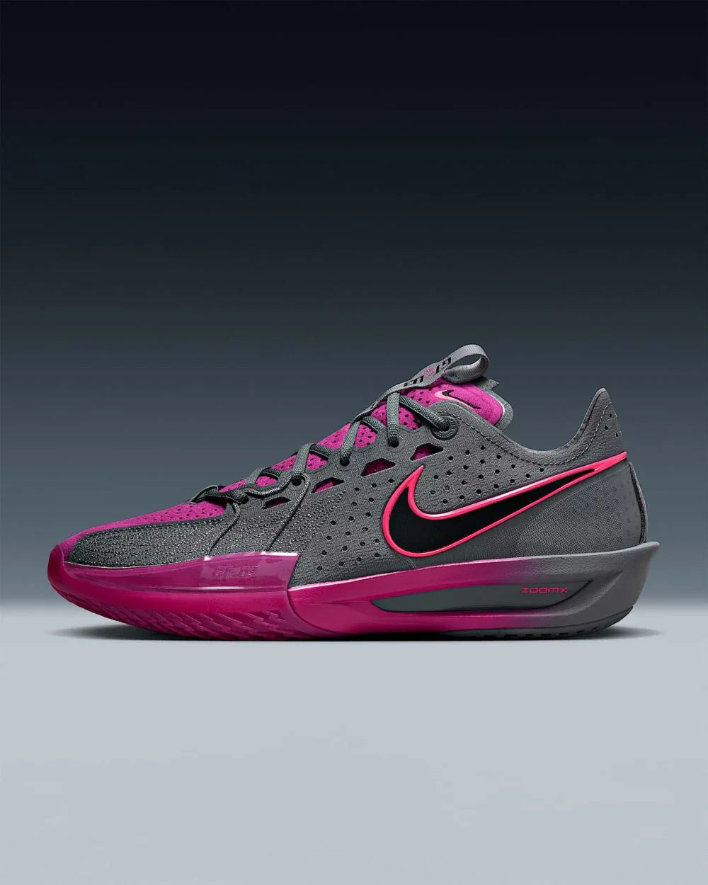 NİKE G.T. CUT 3 SMOKE GREY/HOT FUCHSIA