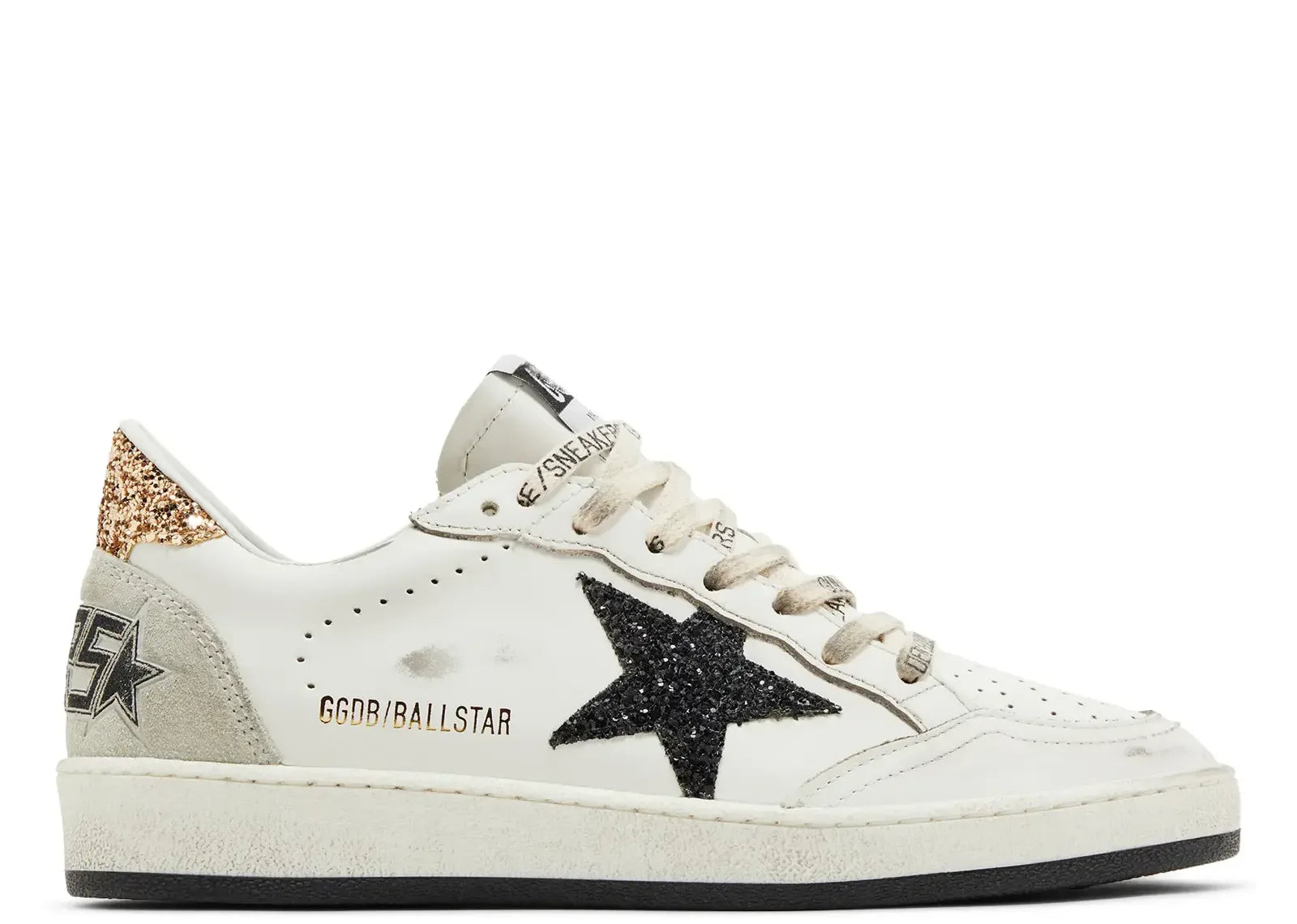 Golden Goose Ball-Star White Black Gold Ice