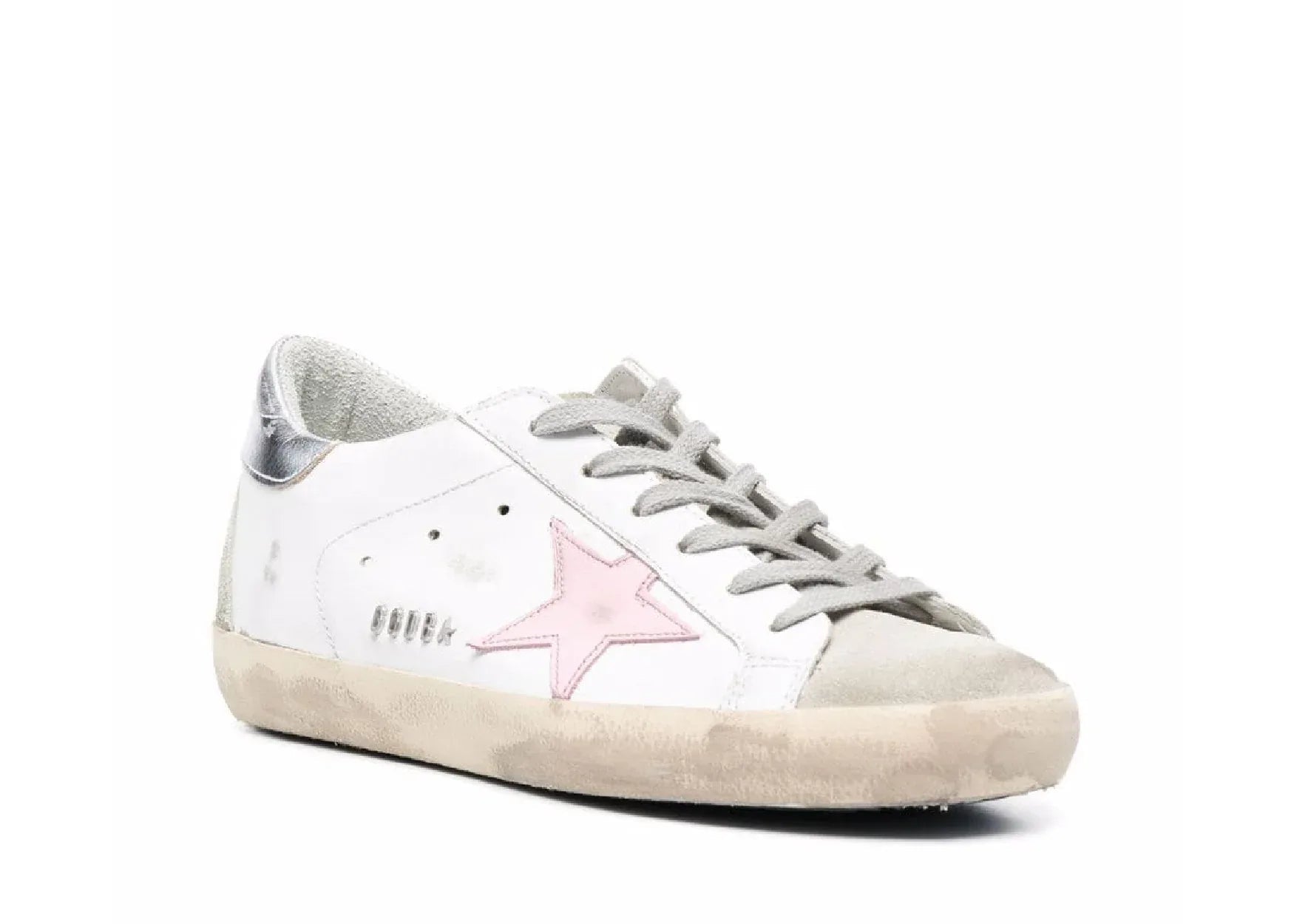 Golden Goose Super-Star Ice White Orchid Pink
