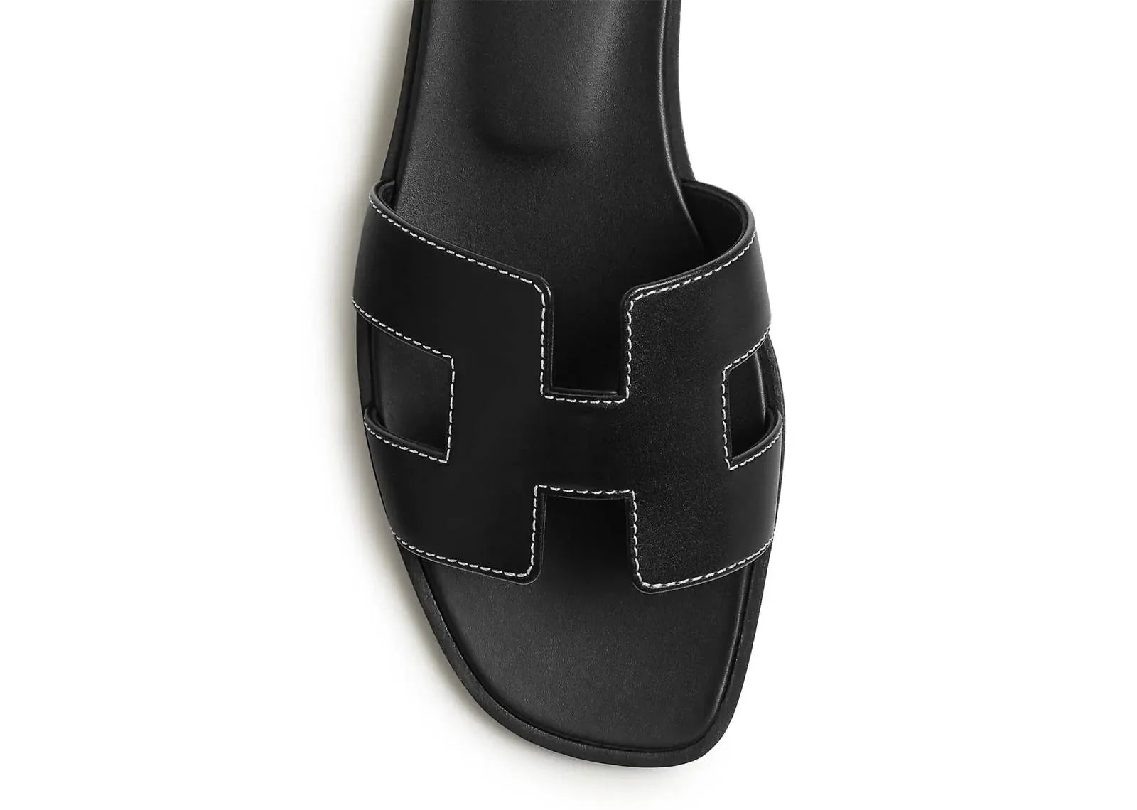 Hermes Oran Sandal Nior Box Calfskin Leather