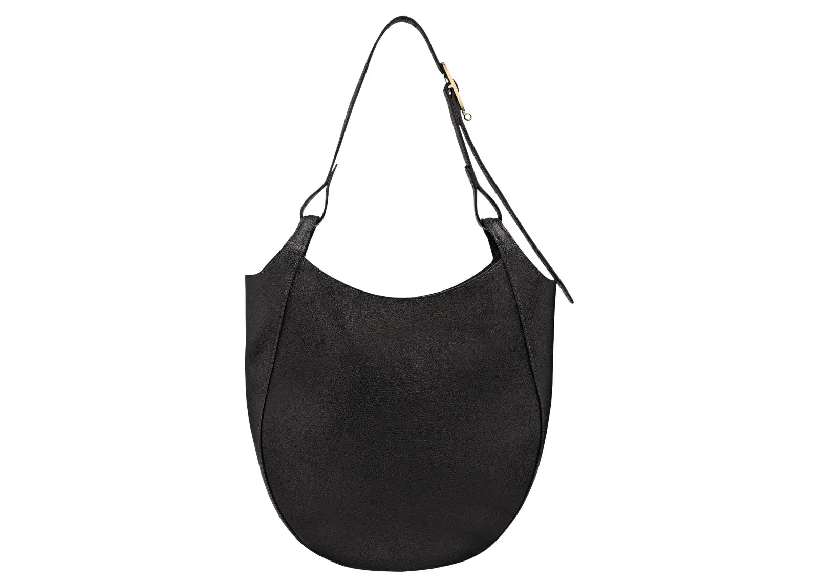 Longchamp Le Foulonné Lare Hobo Bag Black