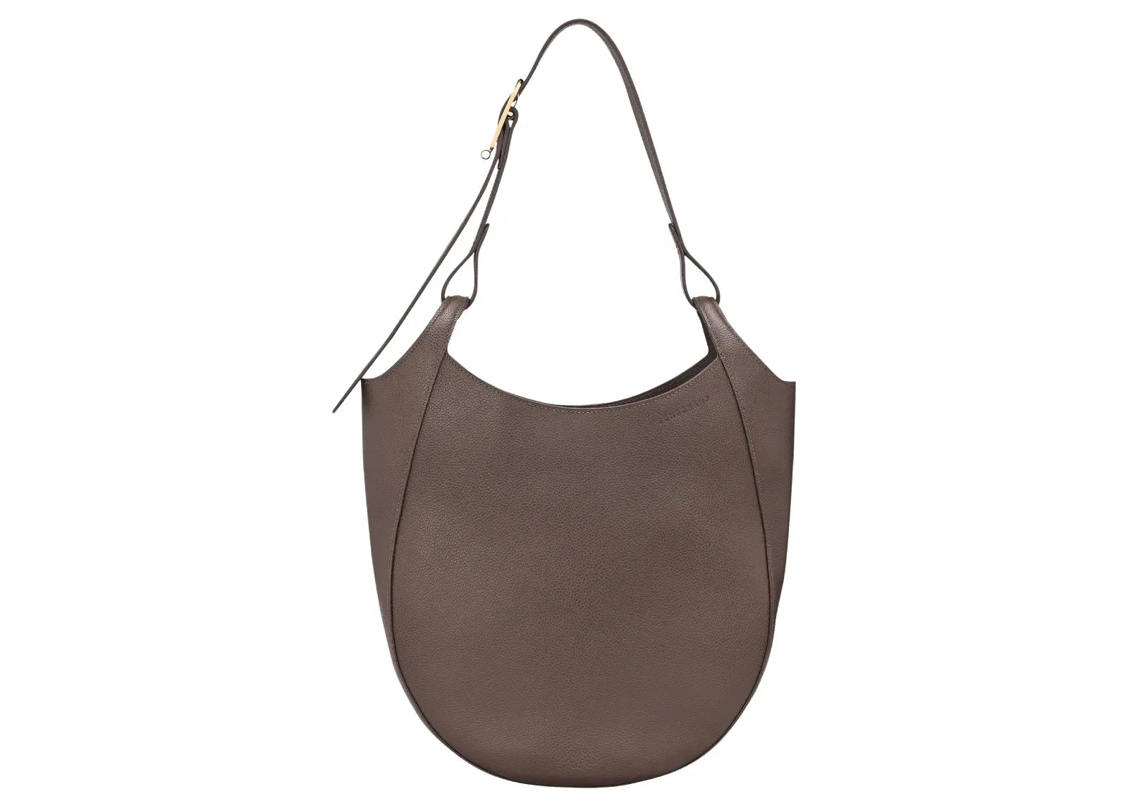 Longchamp Le Foulonné Lare Hobo Bag Taupe