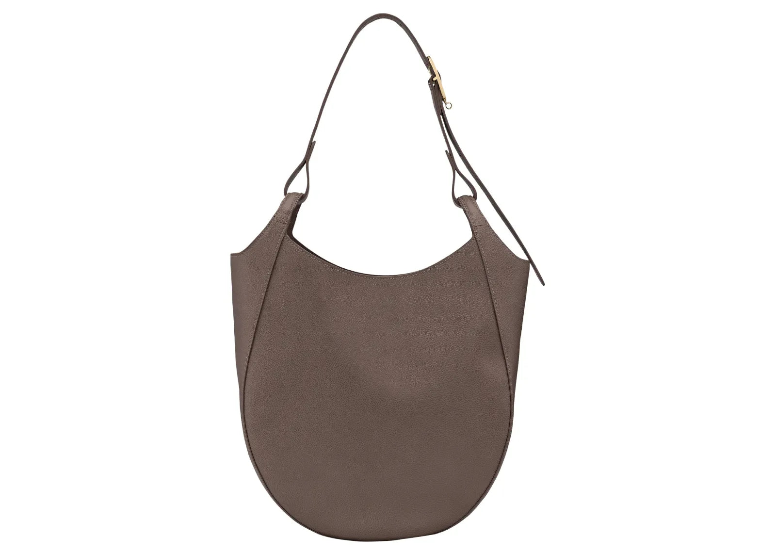 Longchamp Le Foulonné Lare Hobo Bag Taupe