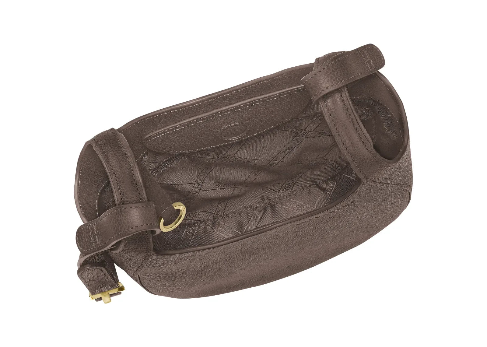 Longchamp Le Foulonné Small Crossbody Bag Taupe