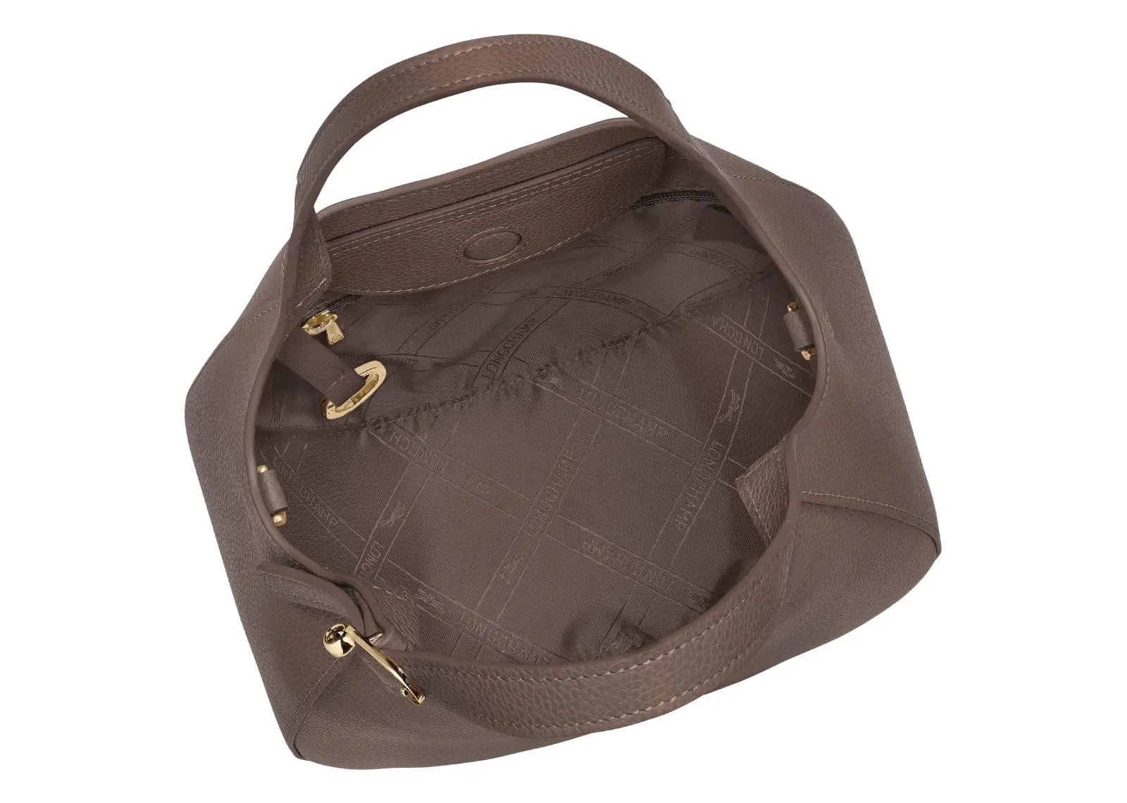 Longchamp Le Foulonné Small Handbag Taupe