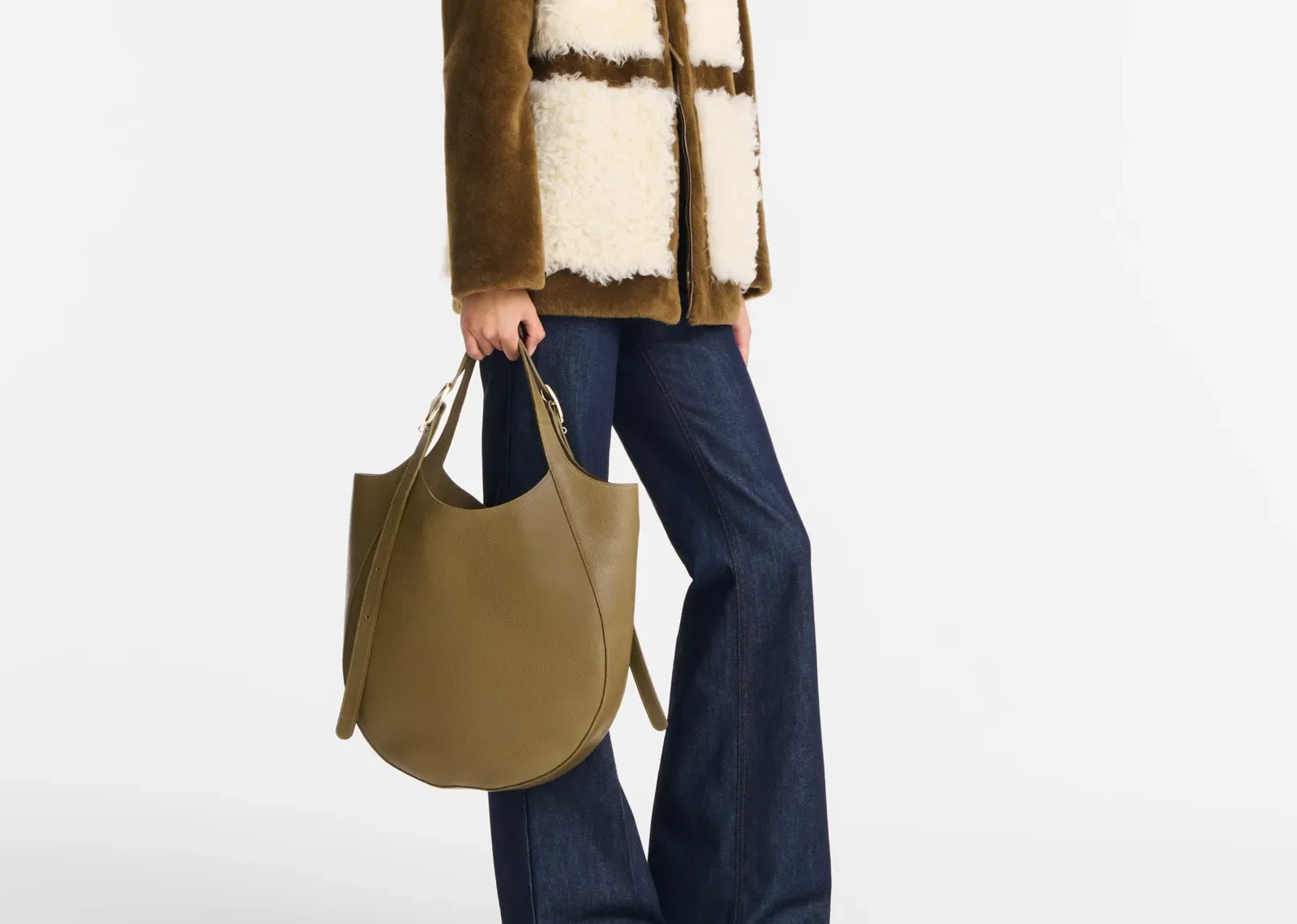 Longchamp Le Foulonné XL Tote Bag Caper