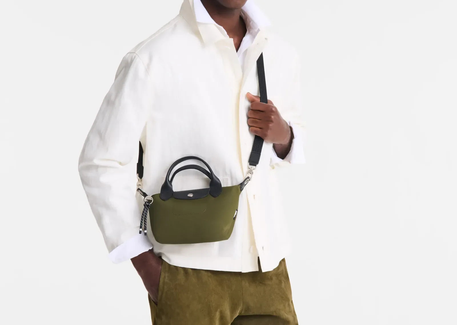 Longchamp Le Pliage Energy XS Handbag Khaki