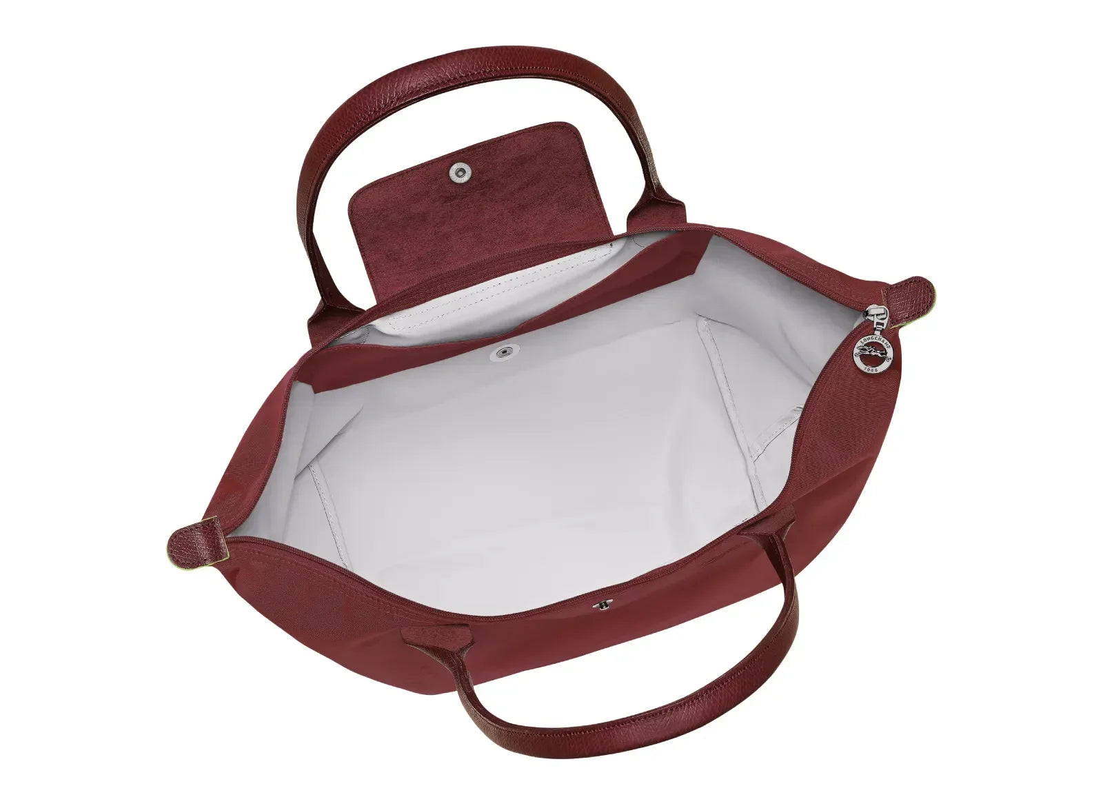 Longchamp Le Pliage Green Large Tote Bag Pomegranate