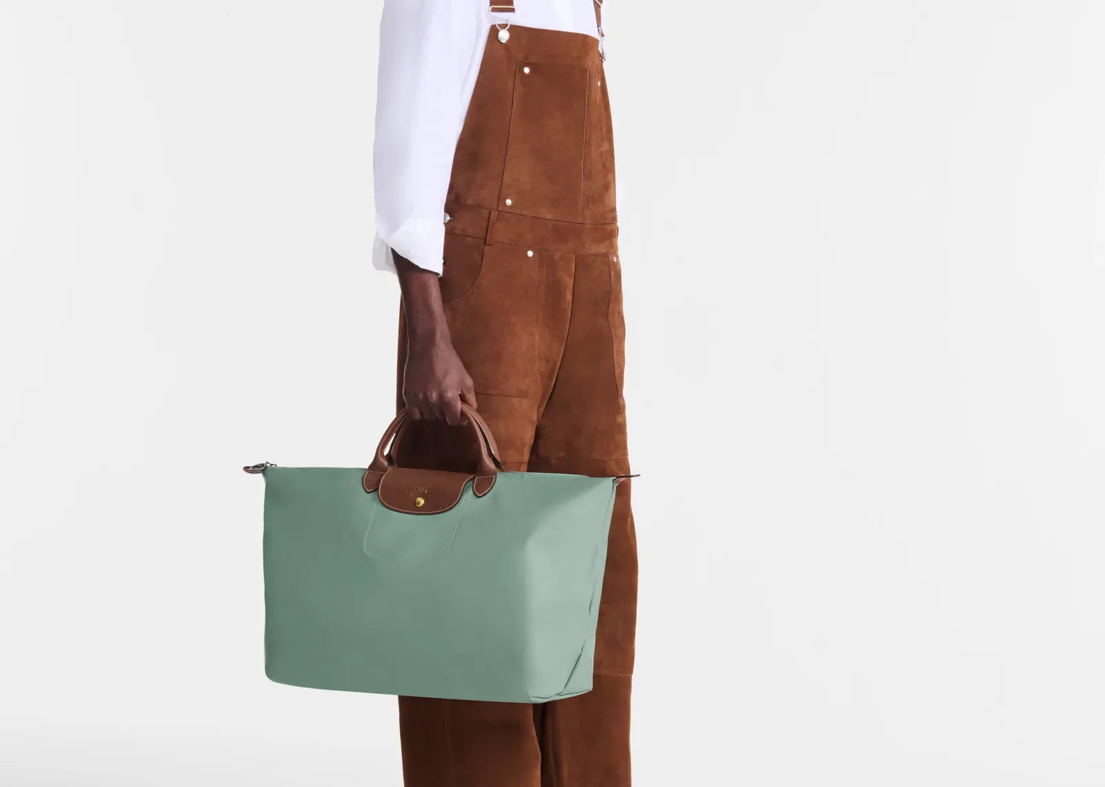 Longchamp Le Pliage Original L Travel Bag Celadon