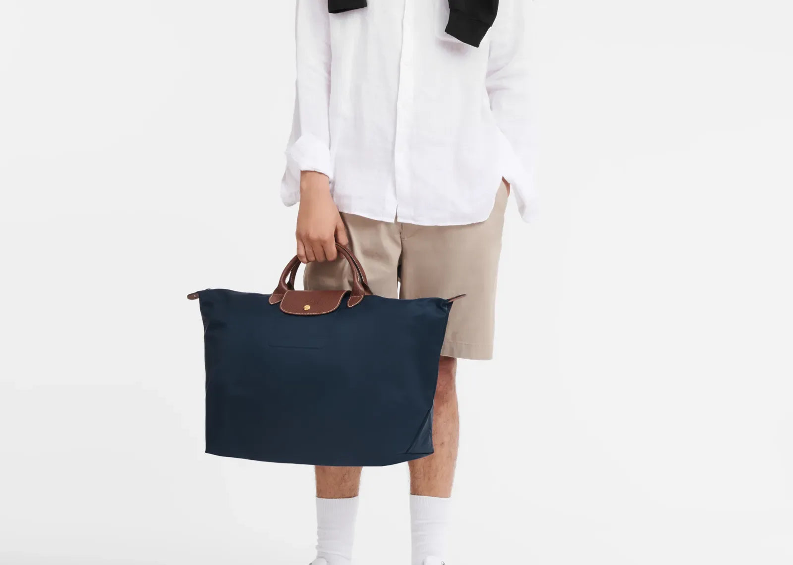 Longchamp Le Pliage Original L Travel Bag Navy