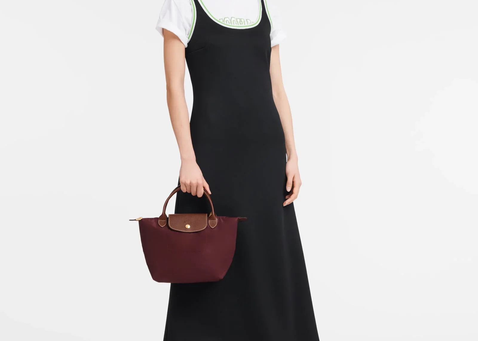 Longchamp Le Pliage Original Small Handbag Burgundy