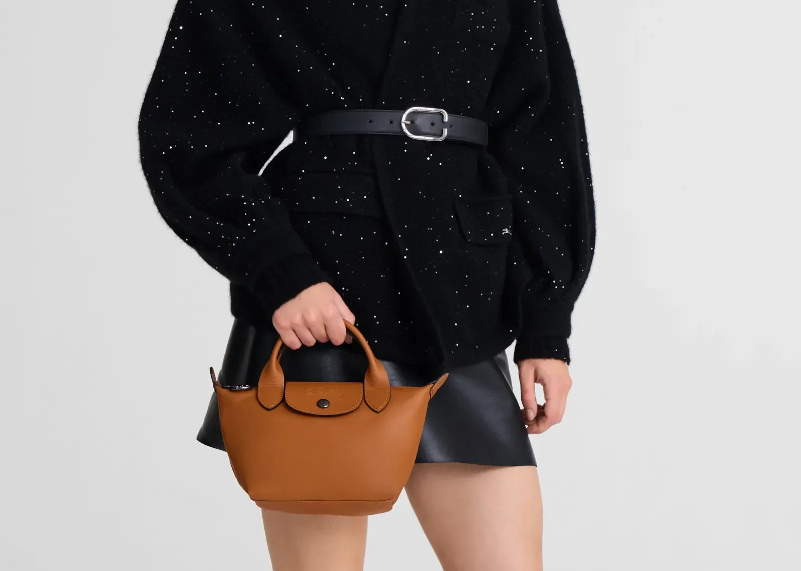 Longchamp Le Pliage Xtra XS Handbag Cashew