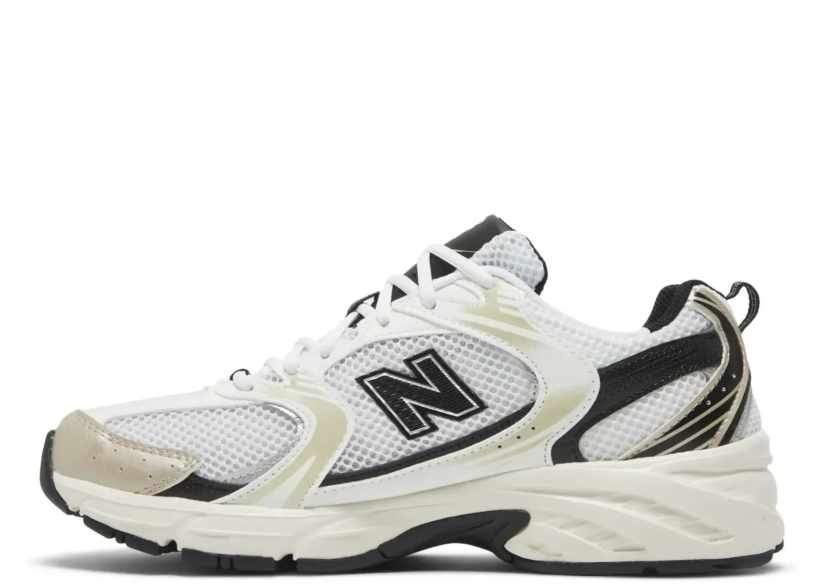 New Balance 530 White Light Gold Metallic