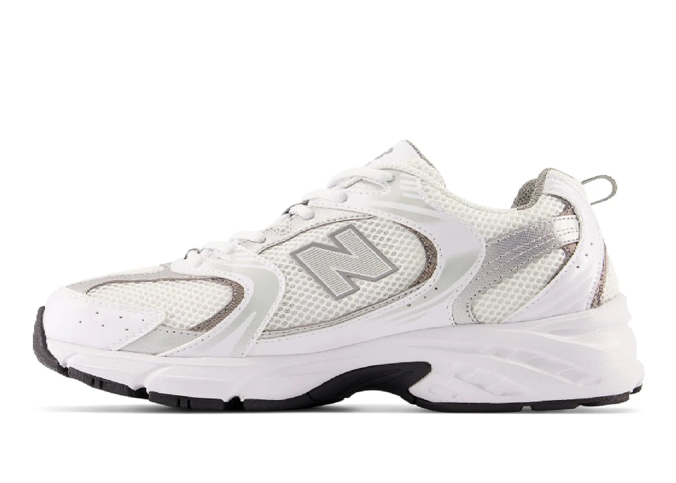 New Balance 530 White Silver Metallic