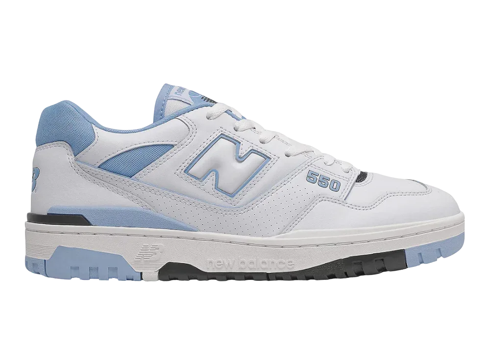 New Balance 550 UNC White University Blue