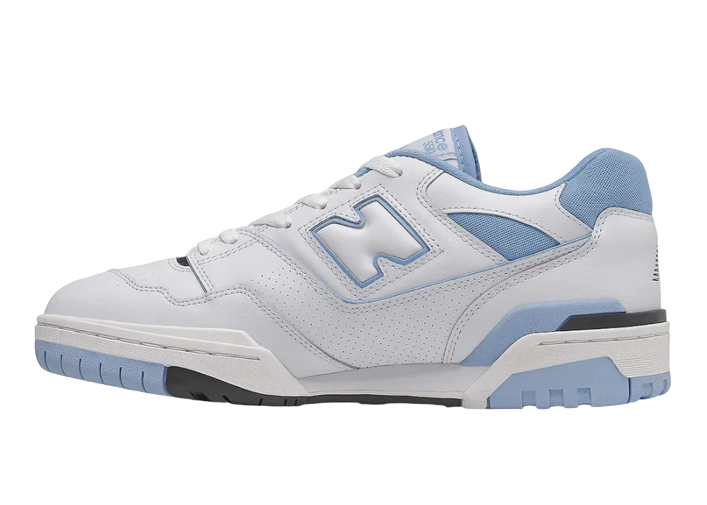 New Balance 550 UNC White University Blue