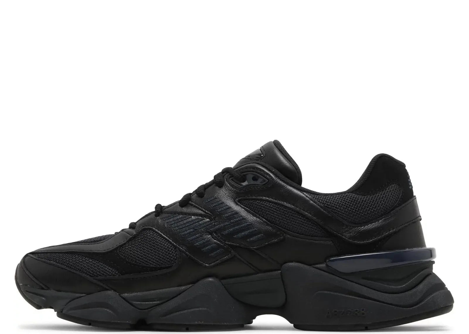 New Balance 9060 Triple Black Leather