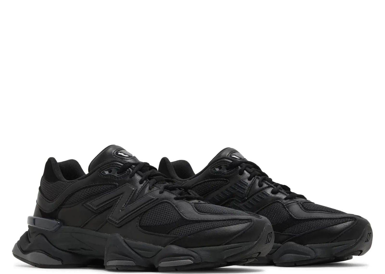 New Balance 9060 Triple Black Leather