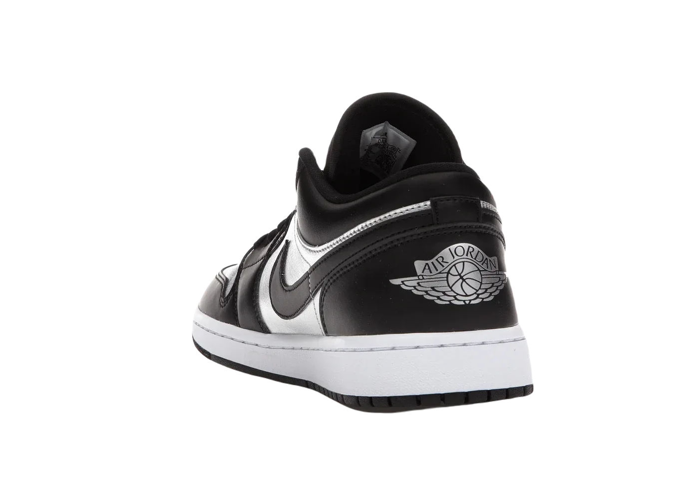 Nike Air Jordan 1 Low SE Black Metallic Silver (W)