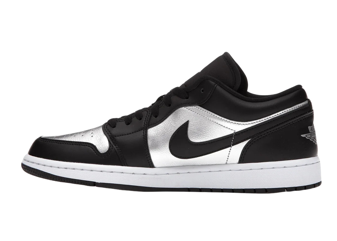 Nike Air Jordan 1 Low SE Black Metallic Silver (W)