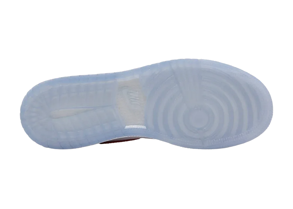 Nike Air Jordan 1 Mid Barcelona Sweater Red Patent (GS)