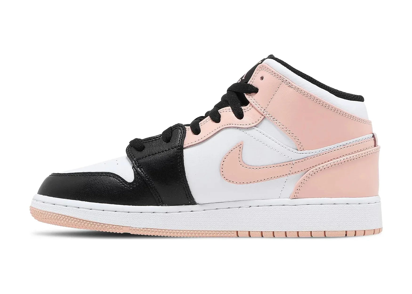 Nike Air Jordan 1 Mid Crimson Tint Toe (GS)