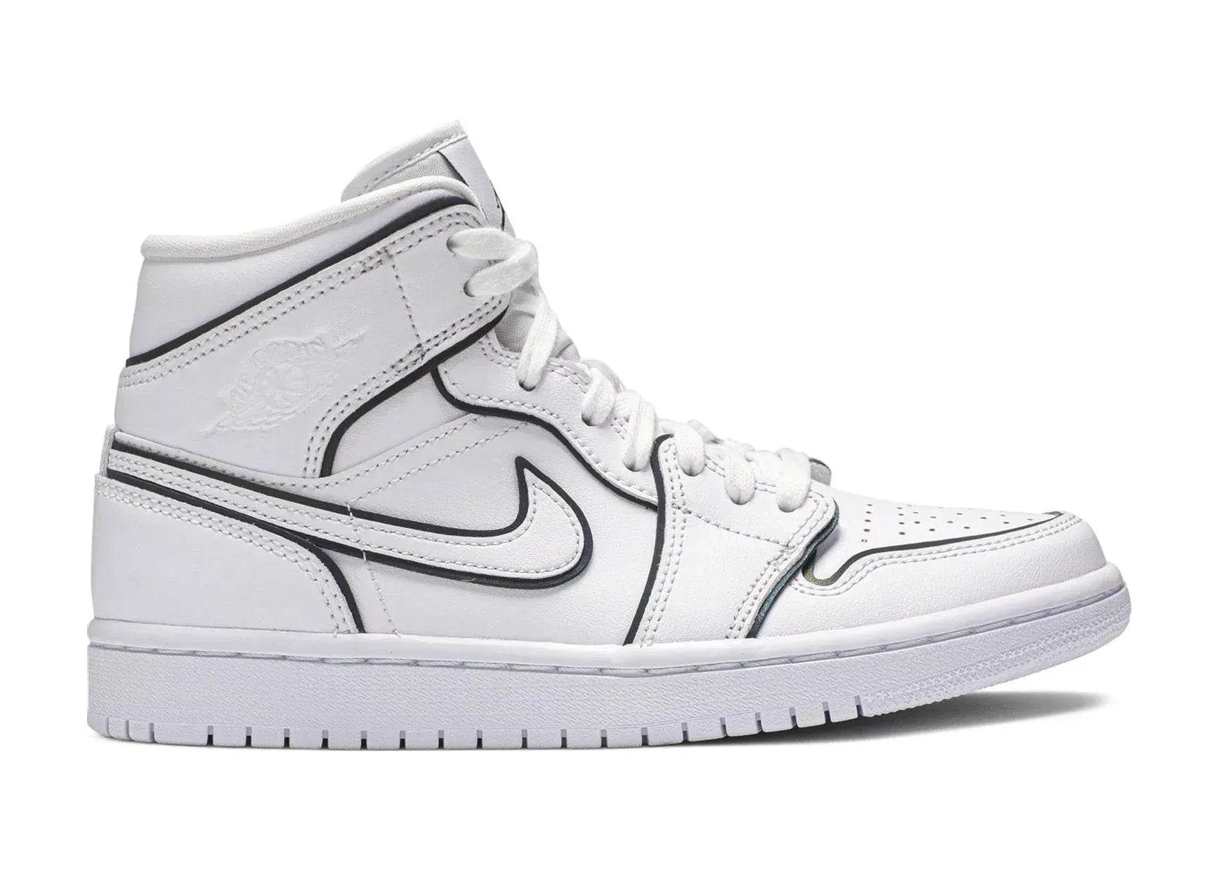 Nike Air Jordan 1 Mid Iridescent Reflective White (W)