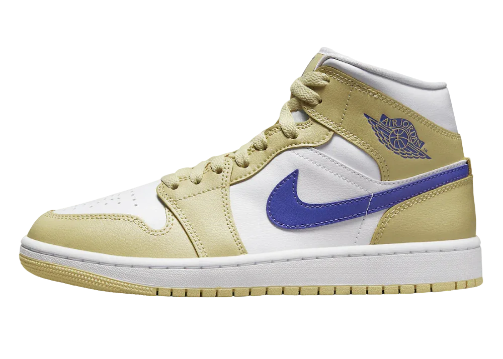 Nike Air Jordan 1 Mid Lemon Wash Lapis (W)