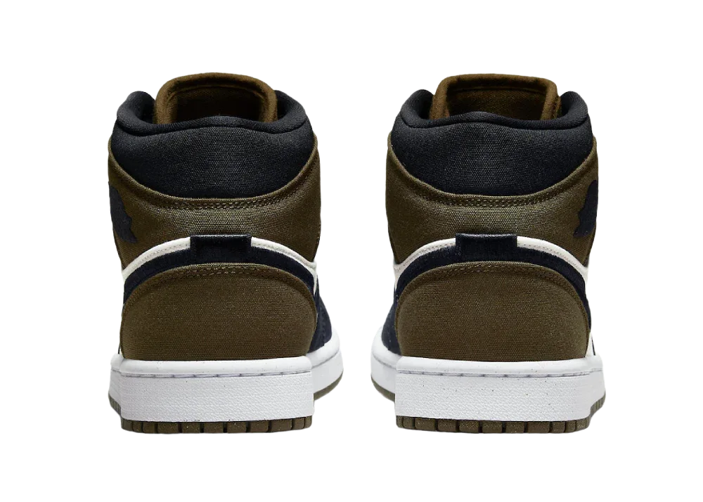 Nike Air Jordan 1 Mid Olive Toe (W)