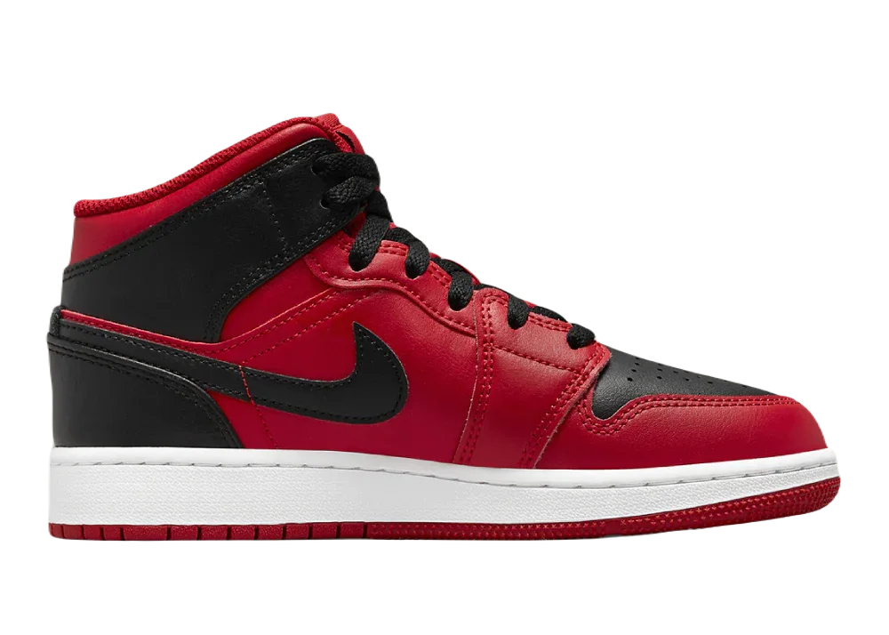 Nike Air Jordan 1 Mid Reverse Bred (2021) (GS)