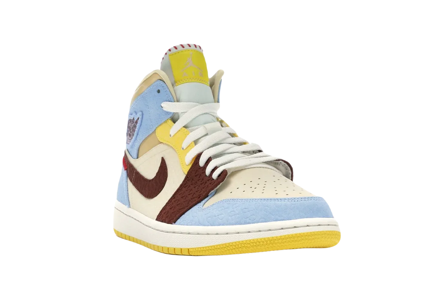 Nike Air Jordan 1 Mid SE Fearless Maison Chateau Rouge