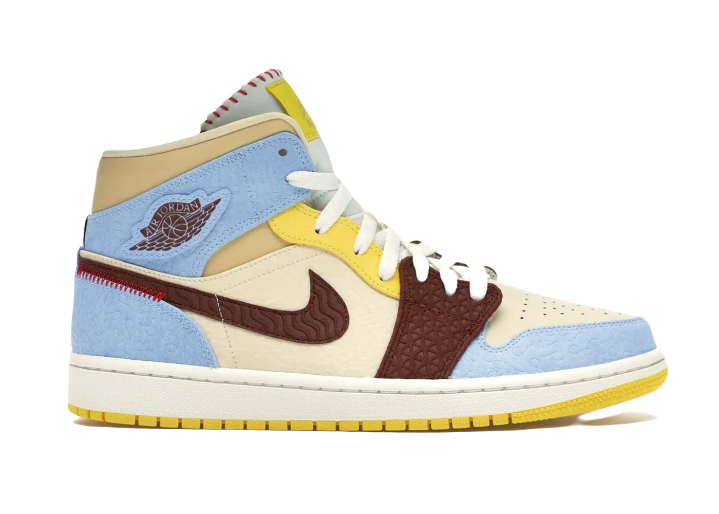 Nike Air Jordan 1 Mid SE Fearless Maison Chateau Rouge