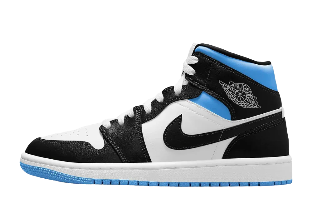 Nike Air Jordan 1 Mid University Black White (W)