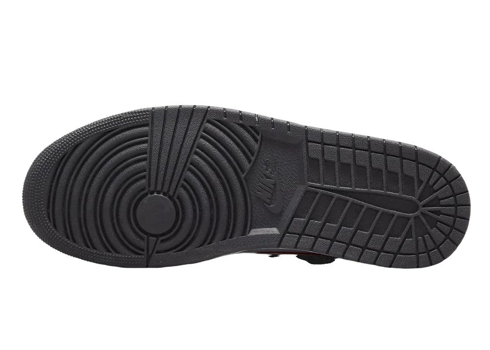 Nike Air Jordan 1 Mid White Black Red (2022)