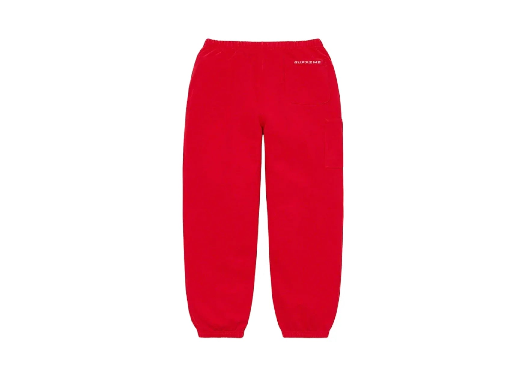 Nike x Supreme Cargo Sweatpants Red