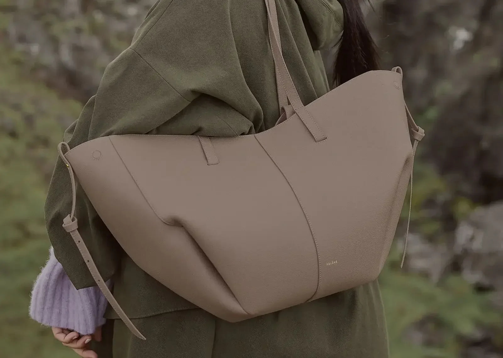 Polène Cyme Edition Textured Taupe