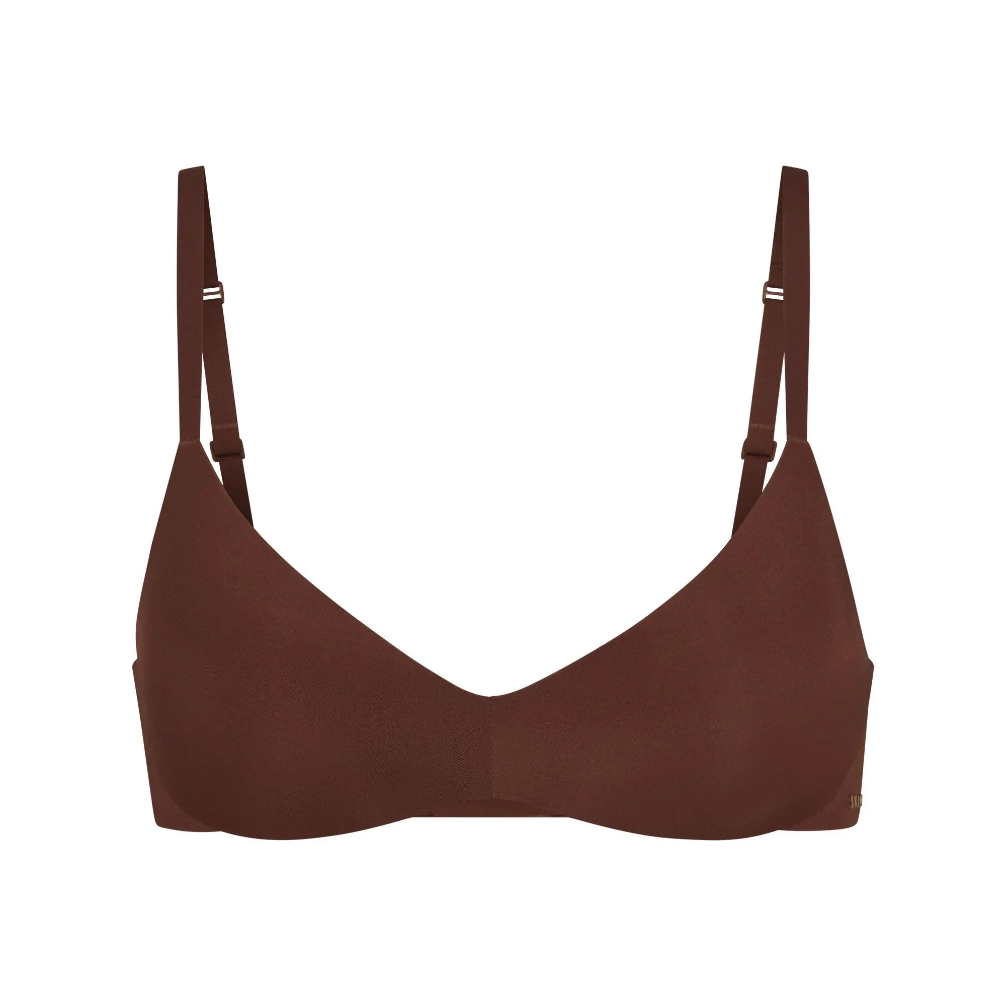 SKIMS WIRELESS FORM PUSH-UP PLUNGE BRA | COCOA - SÜTYEN
