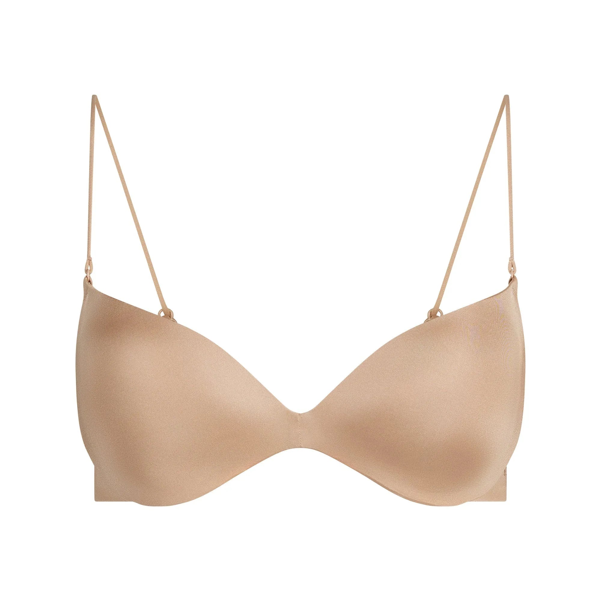 SKIMS WIRELESS FORM MICRO STRAP PLUNGE BRA | CLAY - SÜTYEN