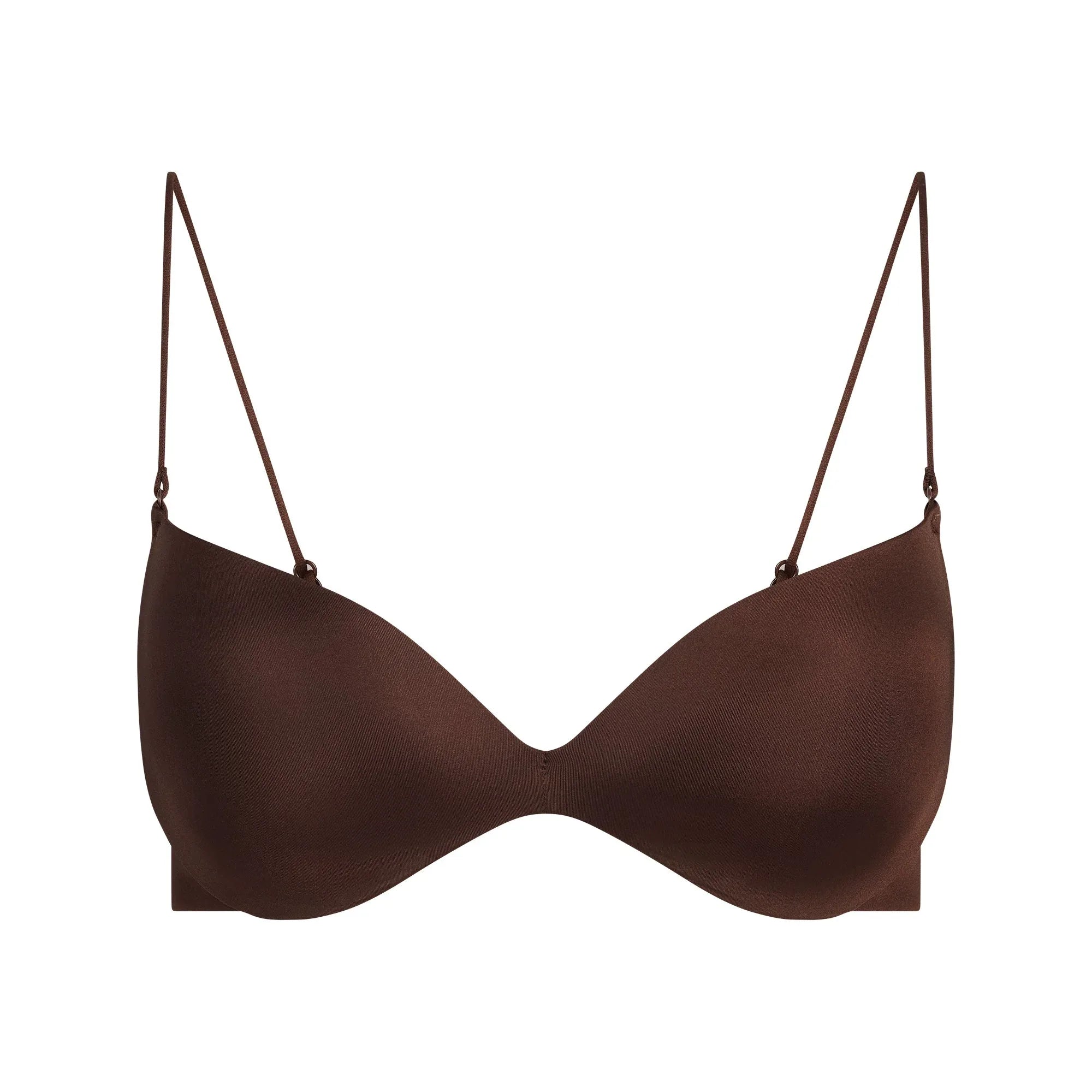 SKIMS WIRELESS FORM MICRO STRAP PLUNGE BRA | COCOA - SÜTYEN
