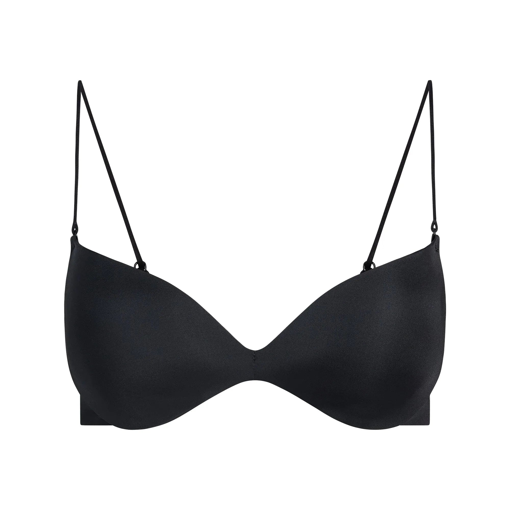SKIMS WIRELESS FORM MICRO STRAP PLUNGE BRA | ONYX - SÜTYEN