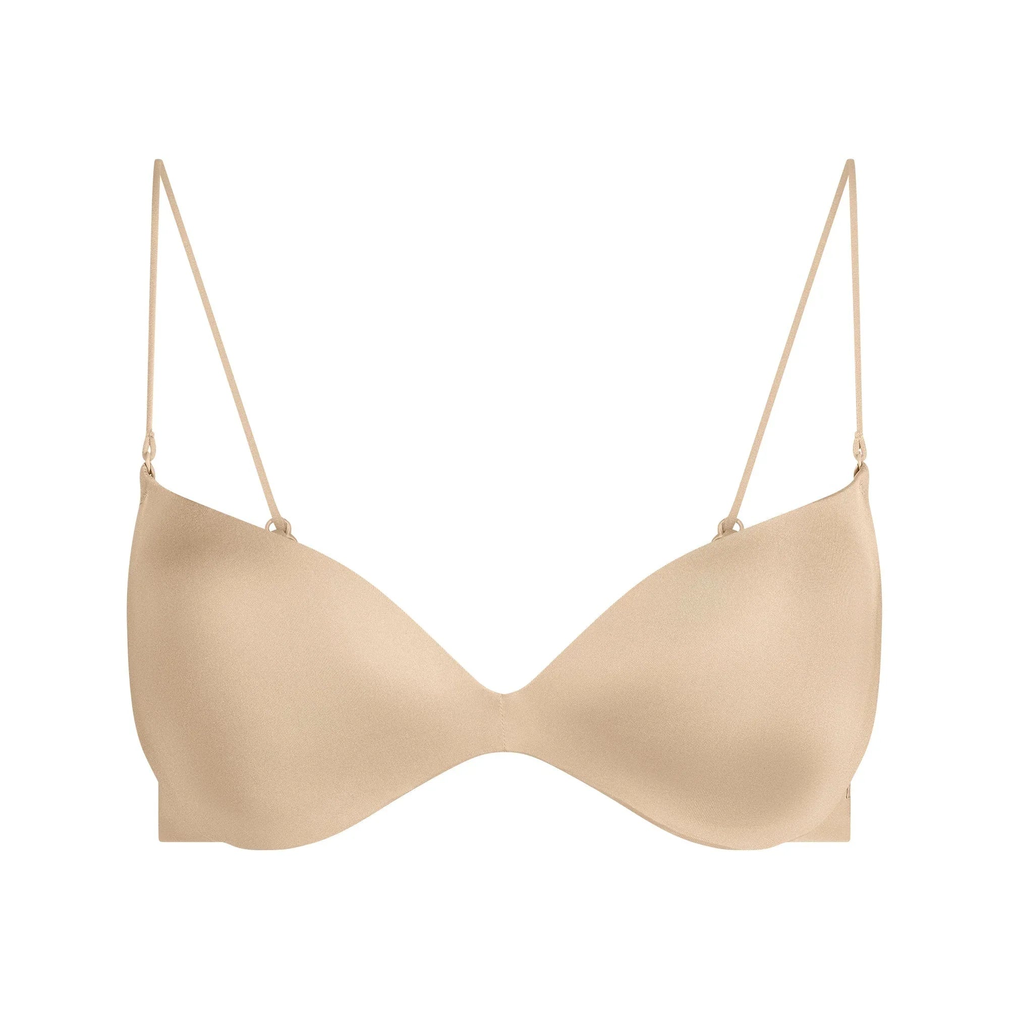 SKIMS WIRELESS FORM MICRO STRAP PLUNGE BRA | SAND - SÜTYEN