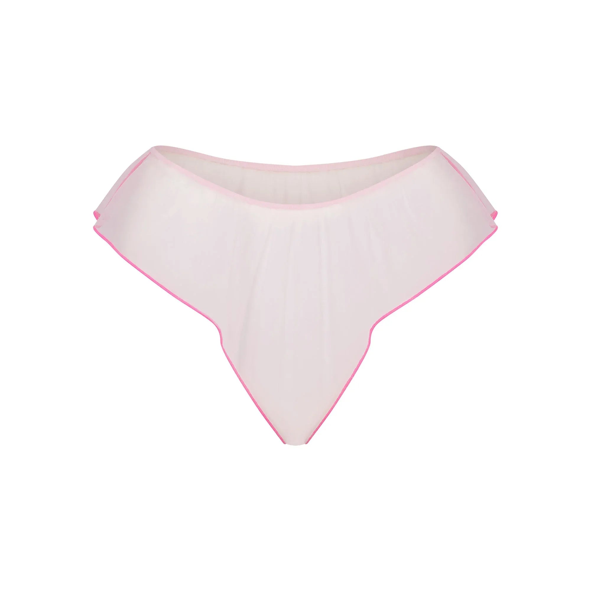 SKIMS TULLE CAMI AND BRIEF SET | CHERRY BLOSSOM CONTRAST - TAKIM