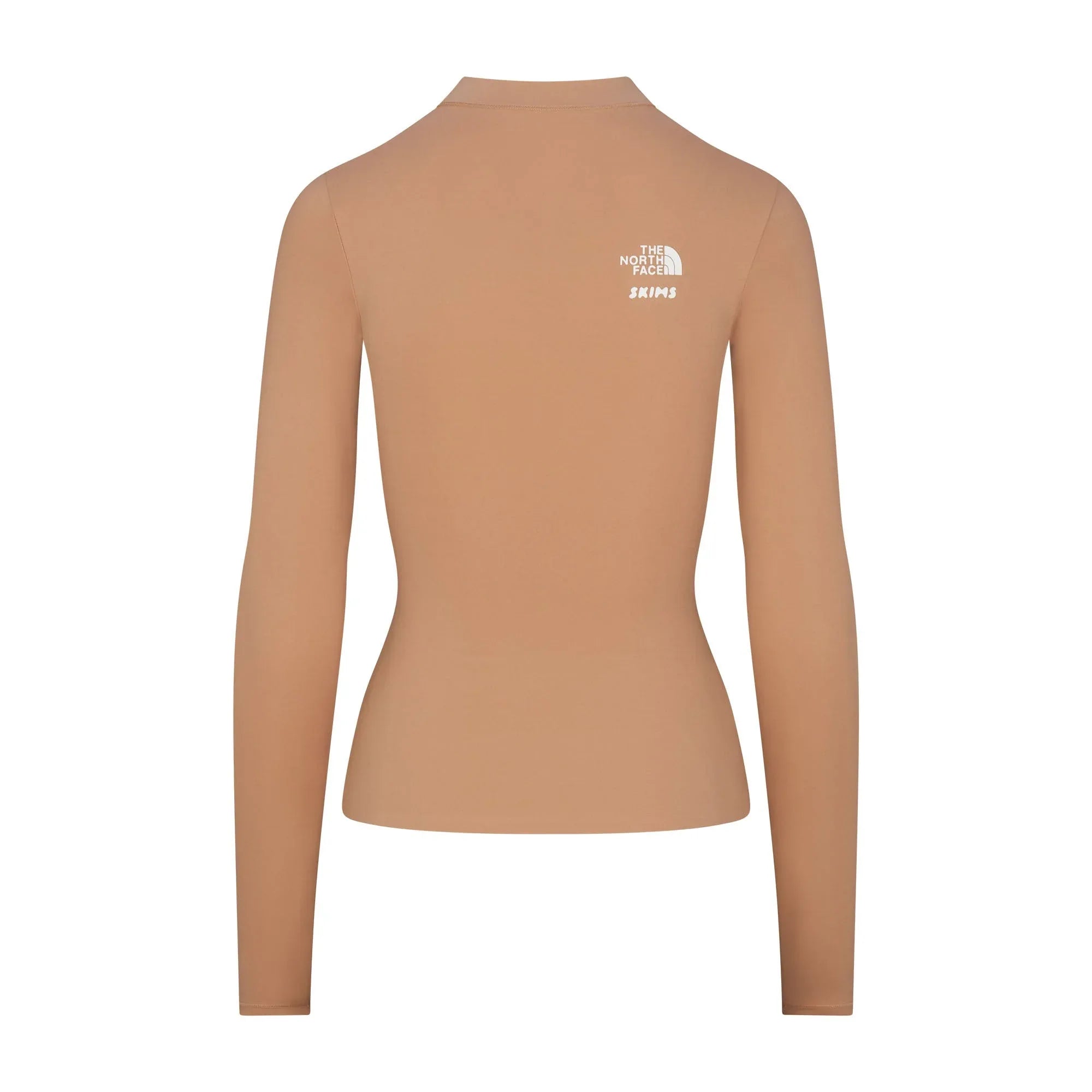 SKIMS THE NORTH FACE X REFINA LONG SLEEVE TOP | OCHRE - T-SHIRT