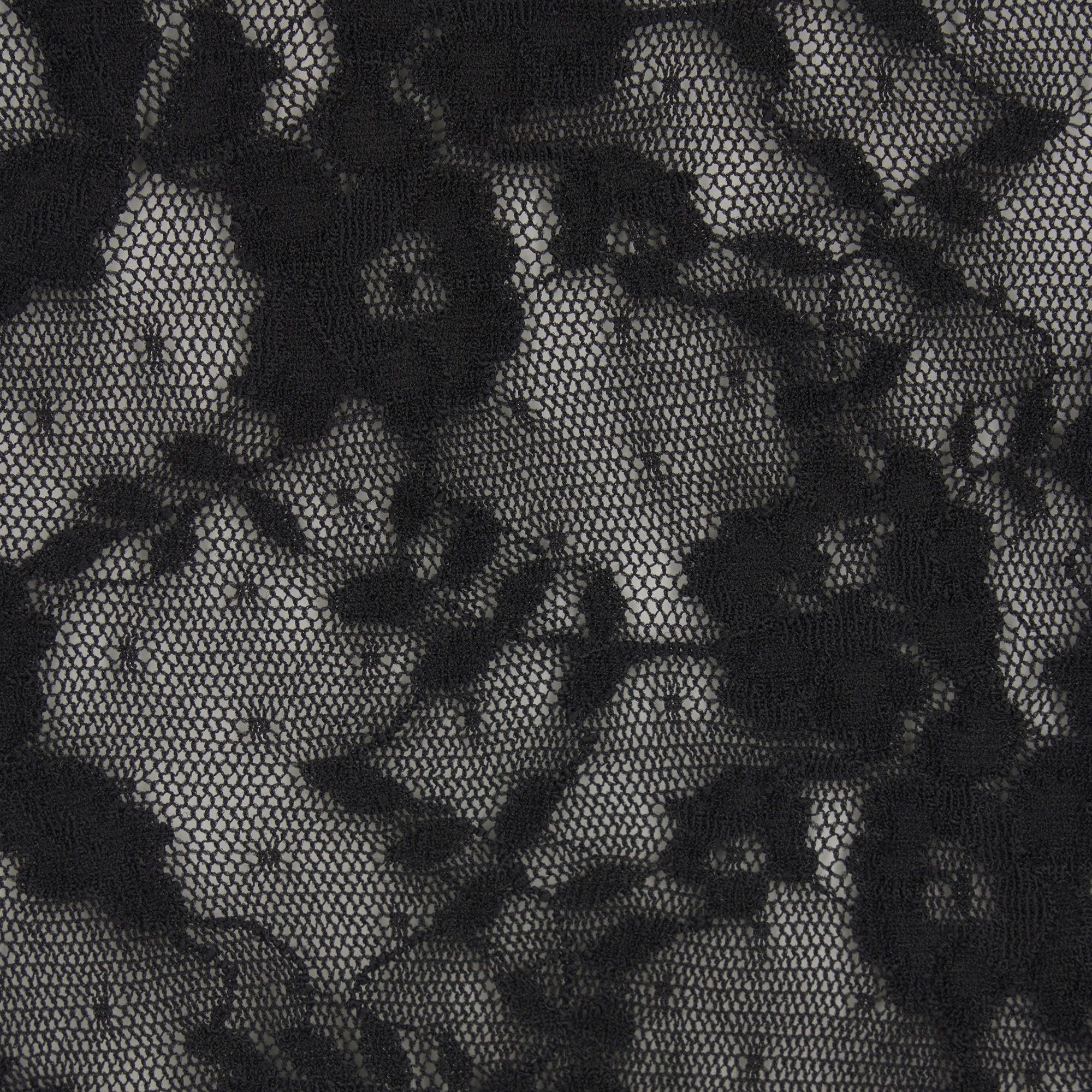 SKIMS STRETCH LACE BODYSUIT AND STOCKINGS SET | SOOT - BODYSUIT VE ÇORAP SETİ